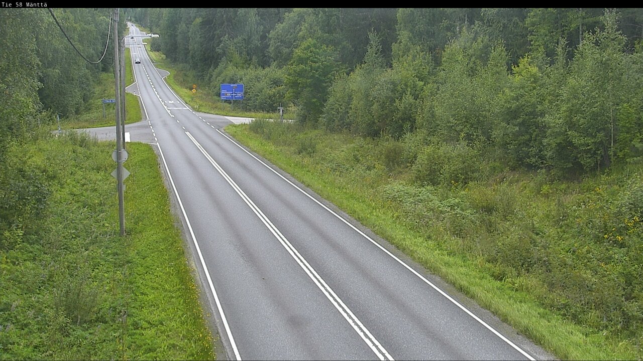 Weather Camera Image Road 58 Mänttä, Mänttä-Vilppula, Pirkanmaa