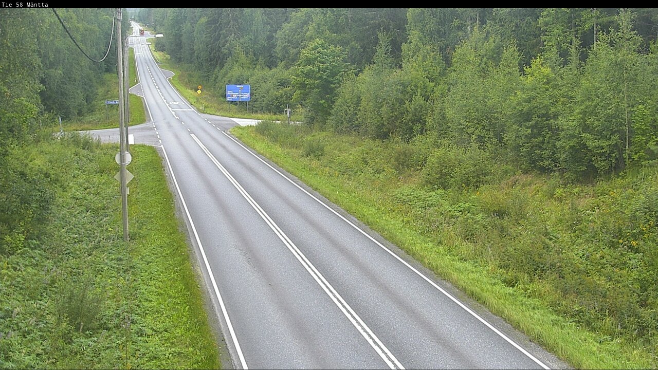 Weather Camera Image Road 58 Mänttä, Mänttä-Vilppula, Pirkanmaa