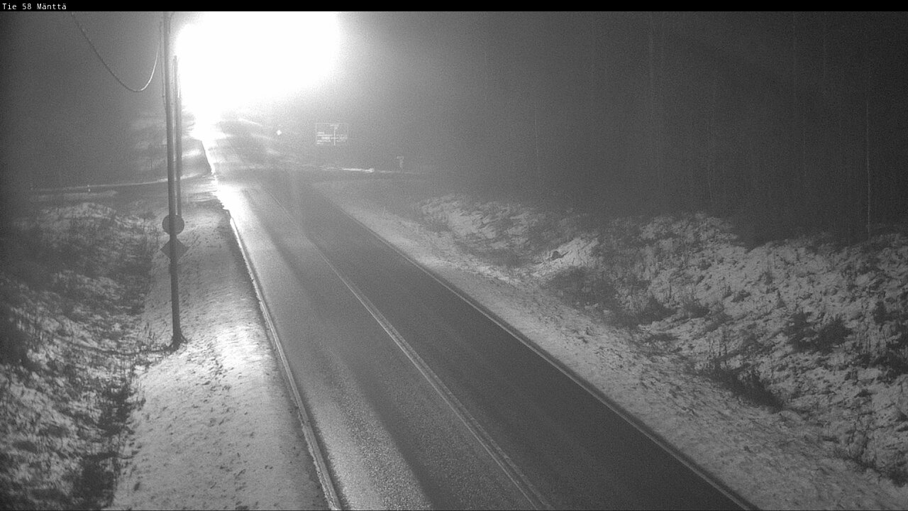 Weather Camera Image Väg 58 Mänttä, Mänttä-Vilppula, Pirkanmaa