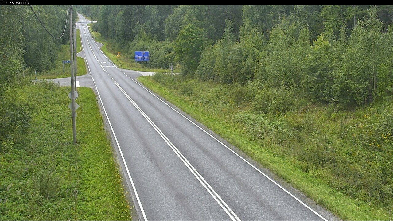 Weather Camera Image Road 58 Mänttä, Mänttä-Vilppula, Pirkanmaa