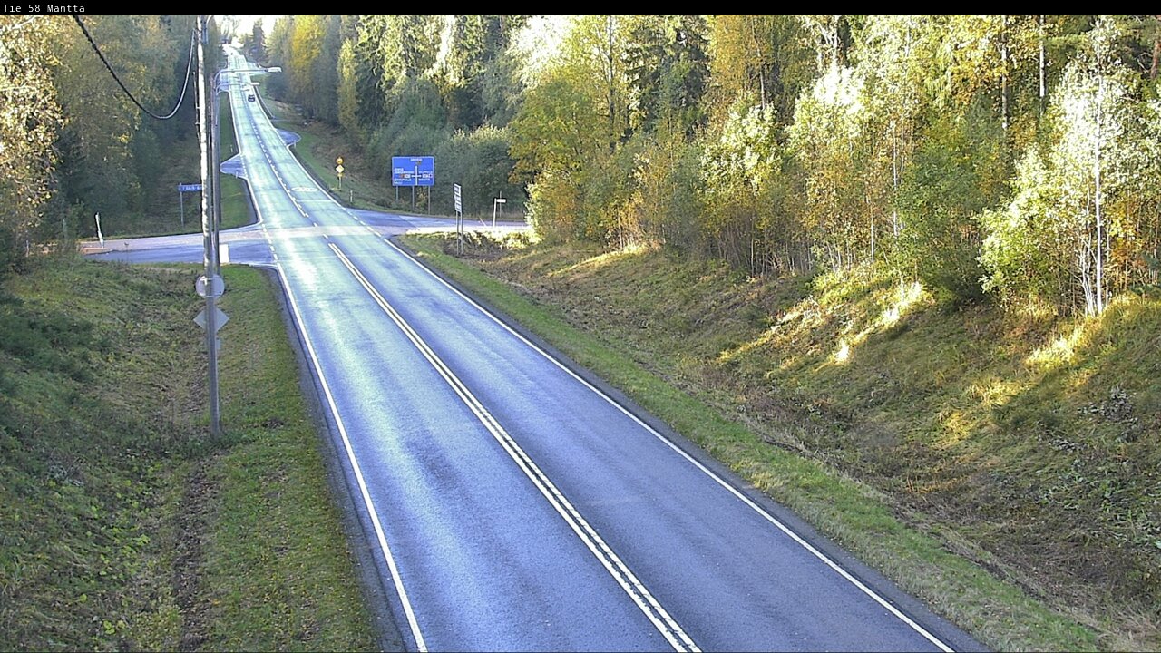 Weather Camera Image Road 58 Mänttä, Mänttä-Vilppula, Pirkanmaa