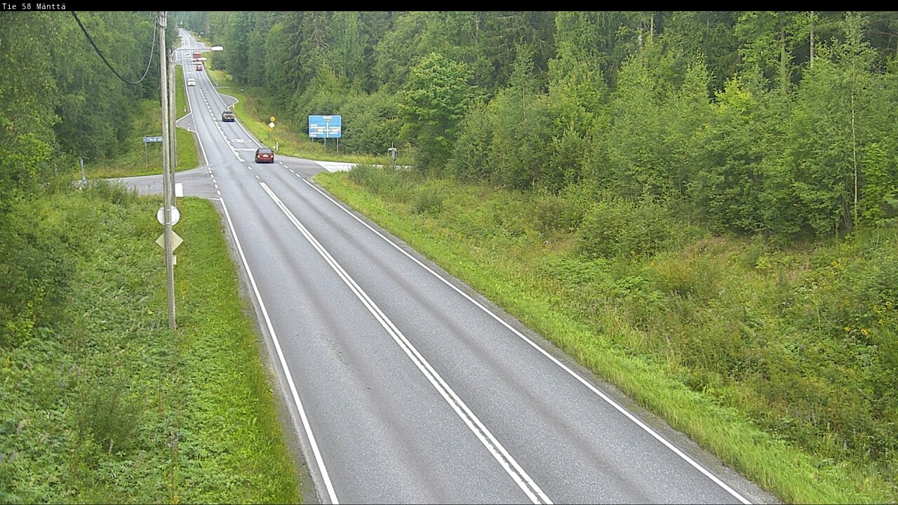 Weather Camera Image Road 58 Mänttä, Mänttä-Vilppula, Pirkanmaa