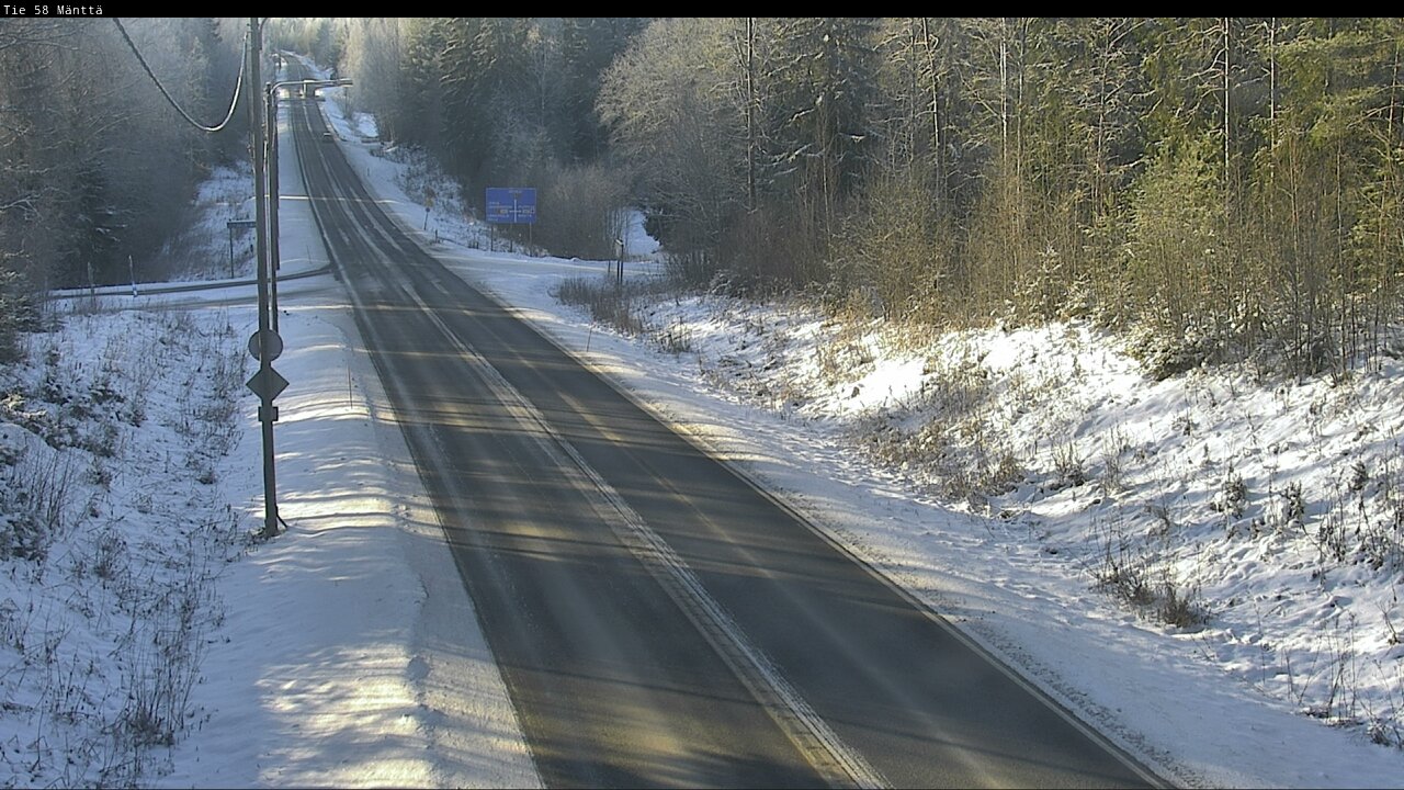 Weather Camera Image Road 58 Mänttä, Mänttä-Vilppula, Pirkanmaa