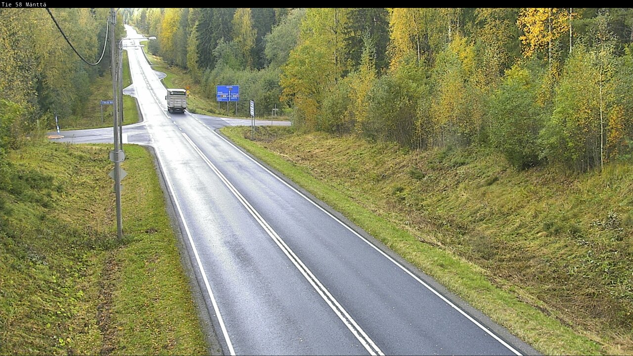 Weather Camera Image Road 58 Mänttä, Mänttä-Vilppula, Pirkanmaa