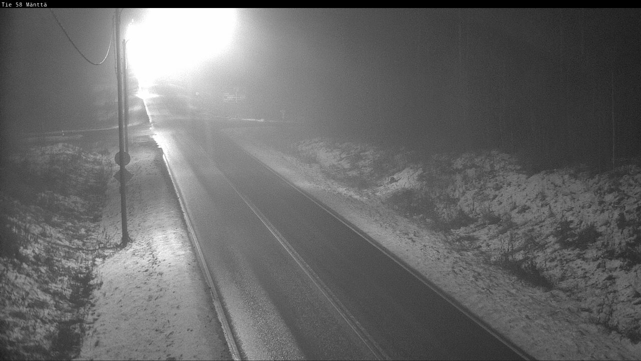Weather Camera Image Väg 58 Mänttä, Mänttä-Vilppula, Pirkanmaa