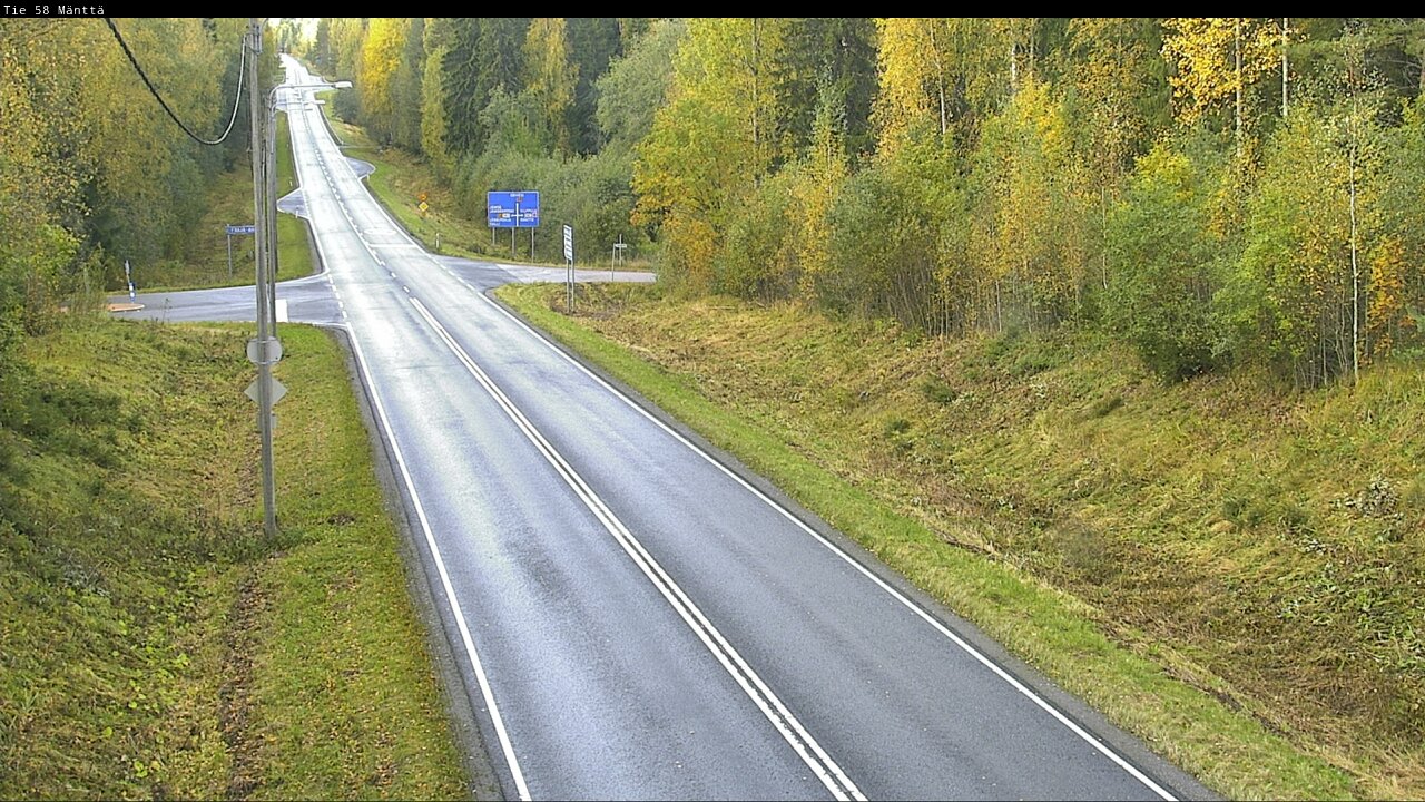 Weather Camera Image Road 58 Mänttä, Mänttä-Vilppula, Pirkanmaa