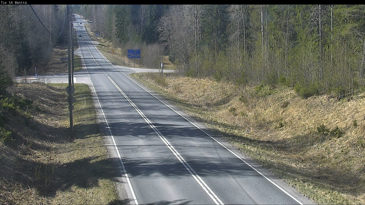 Kelikamerat Kuva Tie 58 Mänttä, Mänttä-Vilppula, Pirkanmaa
