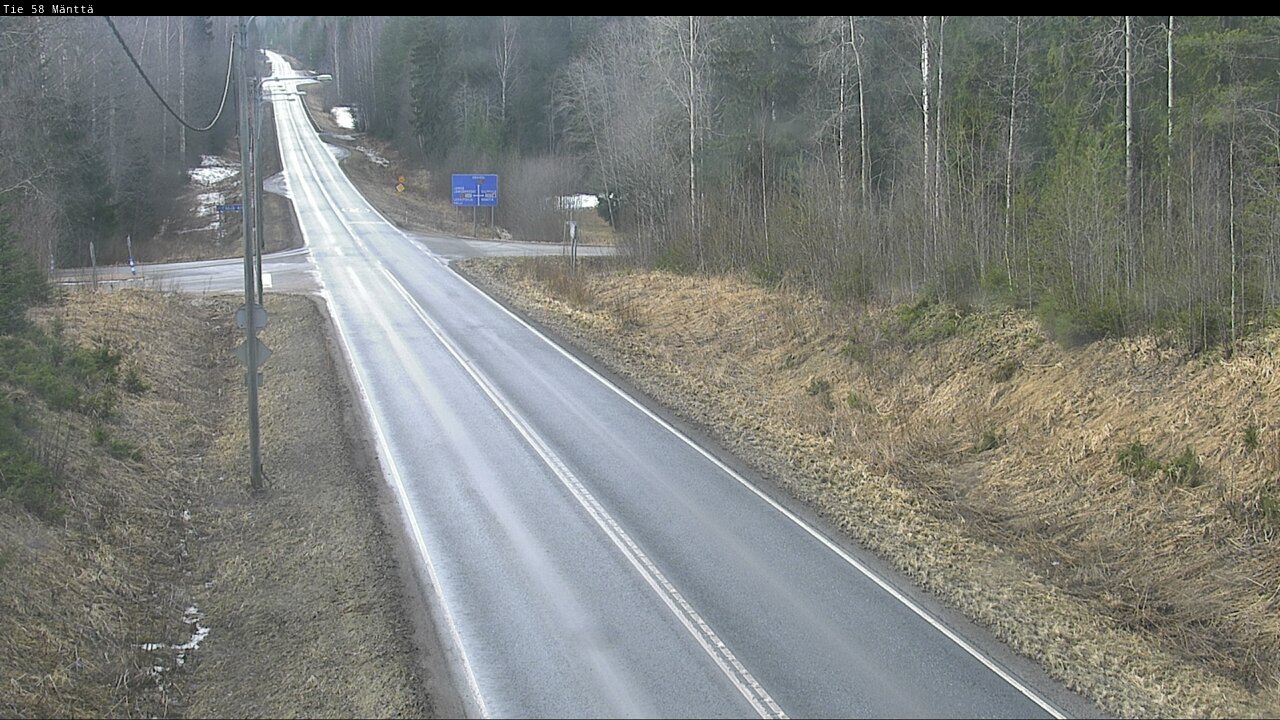 Weather Camera Image Road 58 Mänttä, Mänttä-Vilppula, Pirkanmaa
