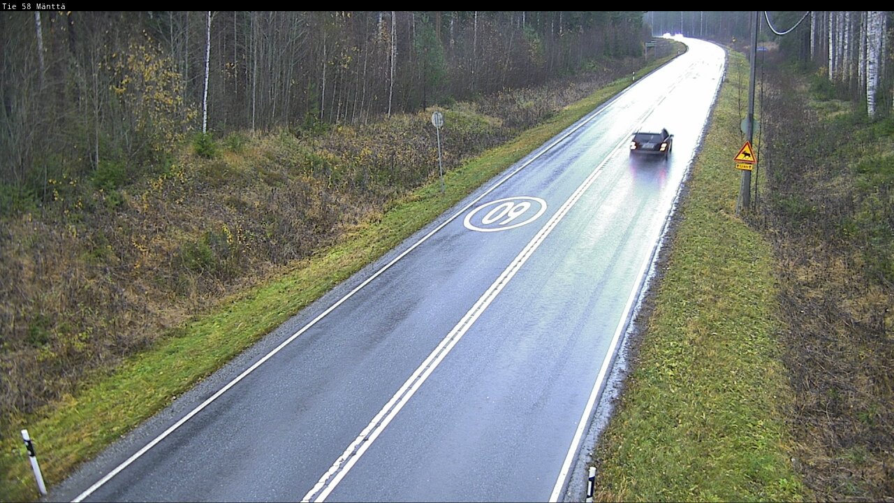 Kelikamerat Kuva Tie 58 Mänttä, Mänttä-Vilppula, Pirkanmaa