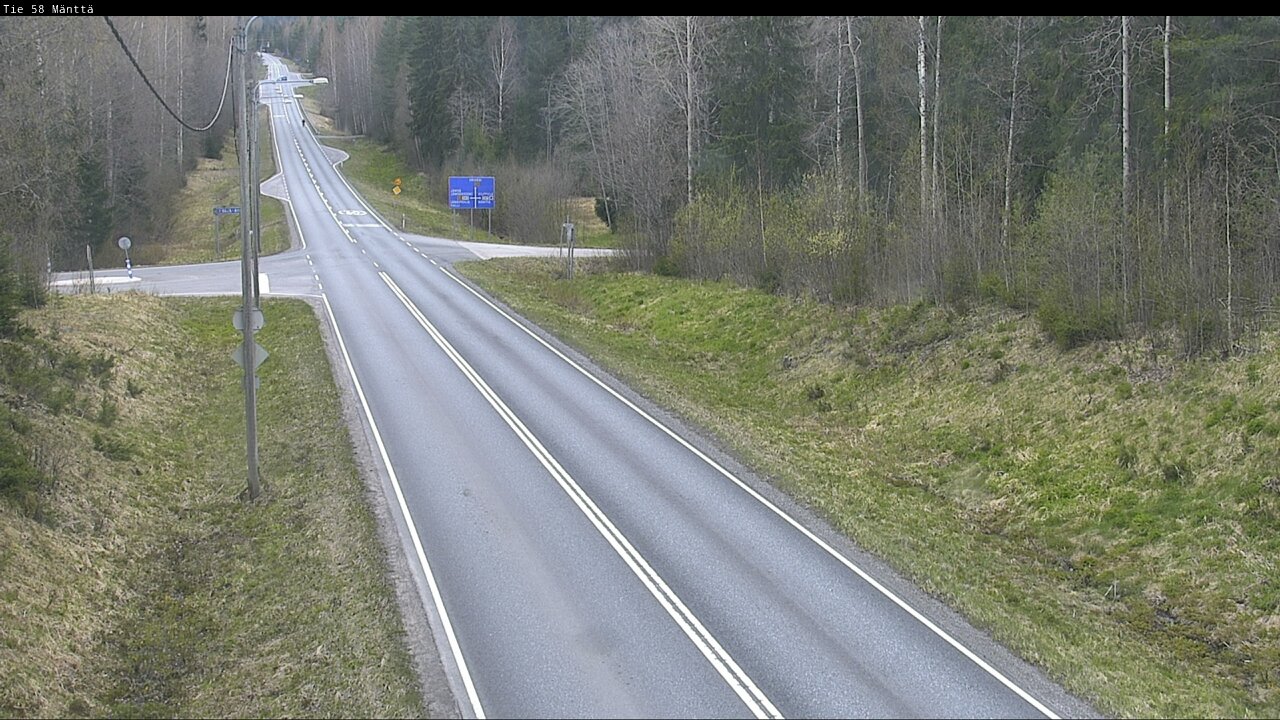 Weather Camera Image Road 58 Mänttä, Mänttä-Vilppula, Pirkanmaa