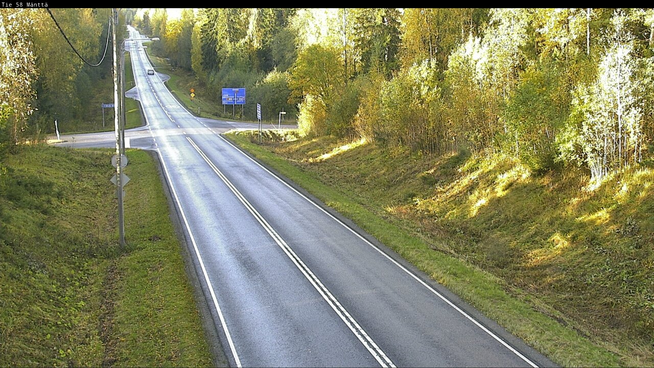 Weather Camera Image Road 58 Mänttä, Mänttä-Vilppula, Pirkanmaa