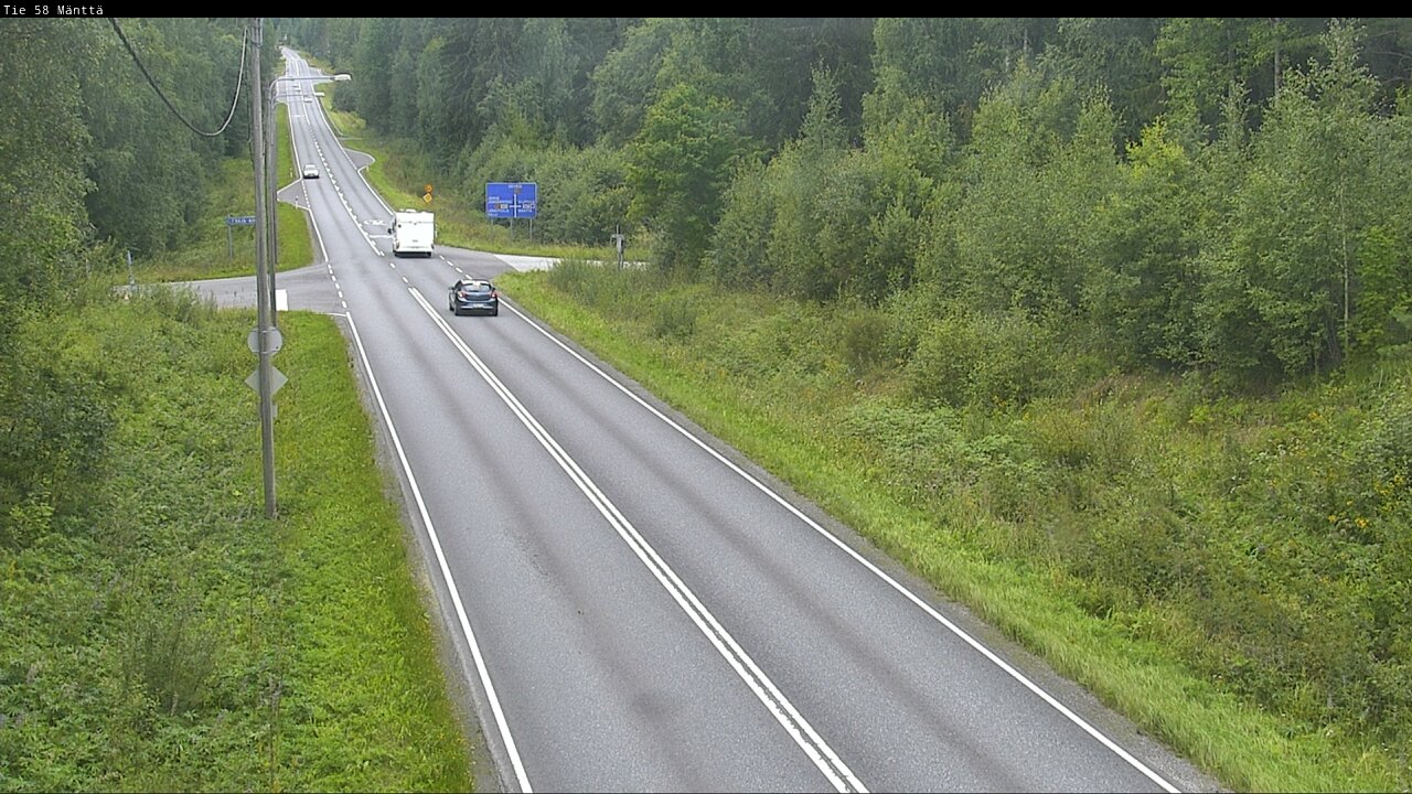Weather Camera Image Road 58 Mänttä, Mänttä-Vilppula, Pirkanmaa