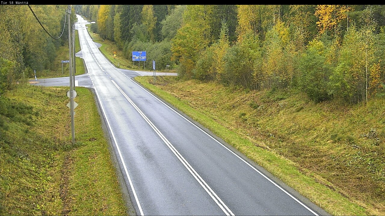 Weather Camera Image Road 58 Mänttä, Mänttä-Vilppula, Pirkanmaa