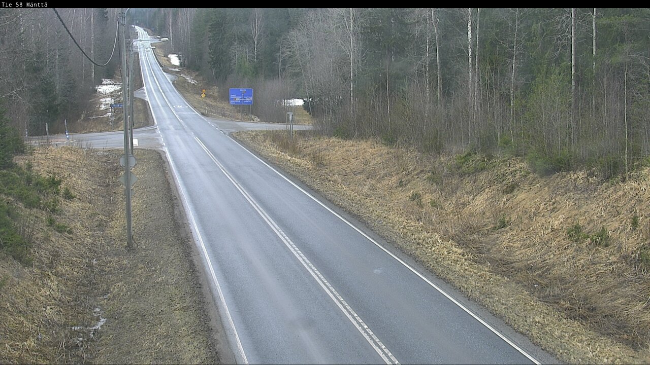 Weather Camera Image Road 58 Mänttä, Mänttä-Vilppula, Pirkanmaa