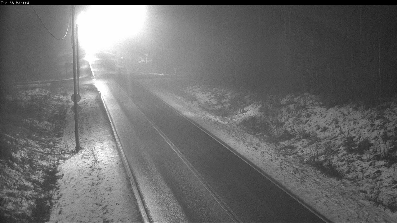 Weather Camera Image Väg 58 Mänttä, Mänttä-Vilppula, Pirkanmaa