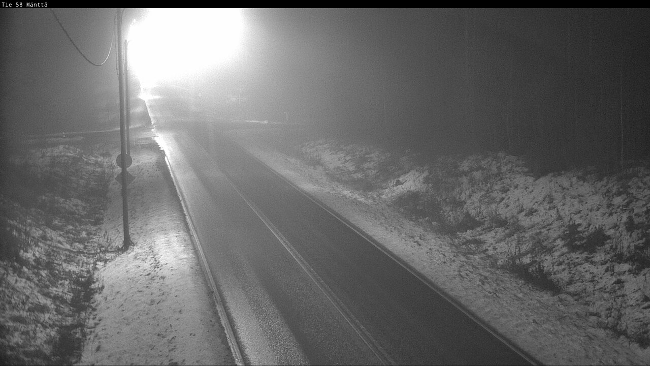 Weather Camera Image Väg 58 Mänttä, Mänttä-Vilppula, Pirkanmaa