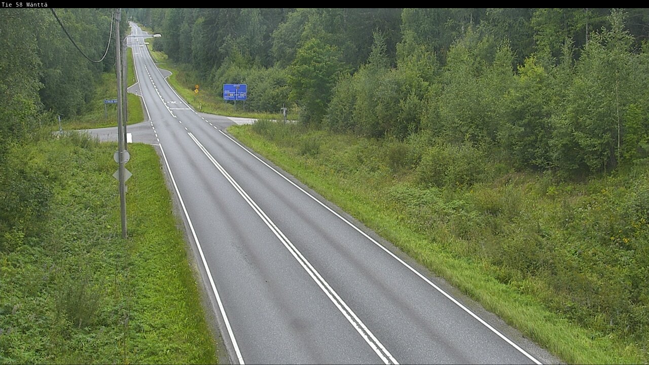 Weather Camera Image Road 58 Mänttä, Mänttä-Vilppula, Pirkanmaa