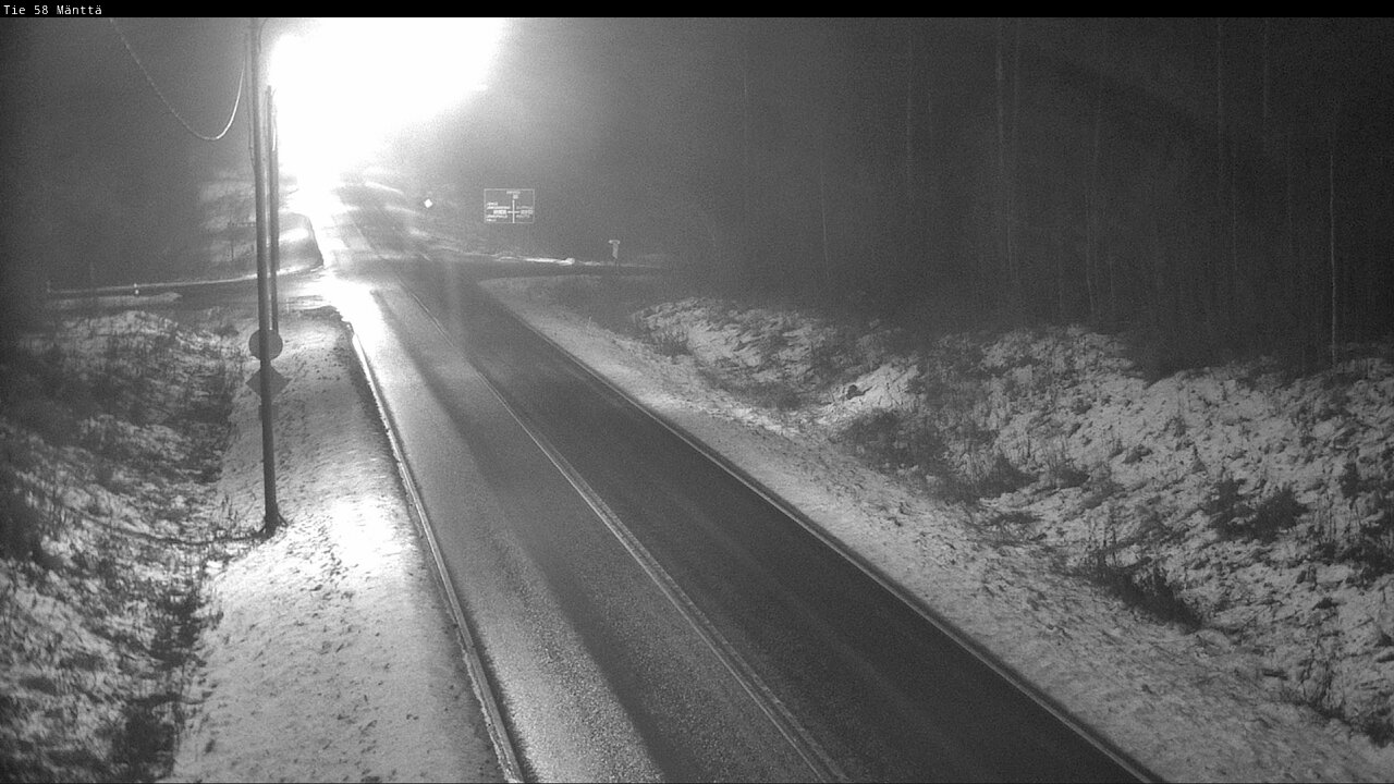 Weather Camera Image Väg 58 Mänttä, Mänttä-Vilppula, Pirkanmaa