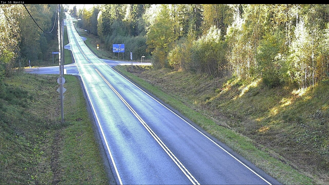 Weather Camera Image Road 58 Mänttä, Mänttä-Vilppula, Pirkanmaa