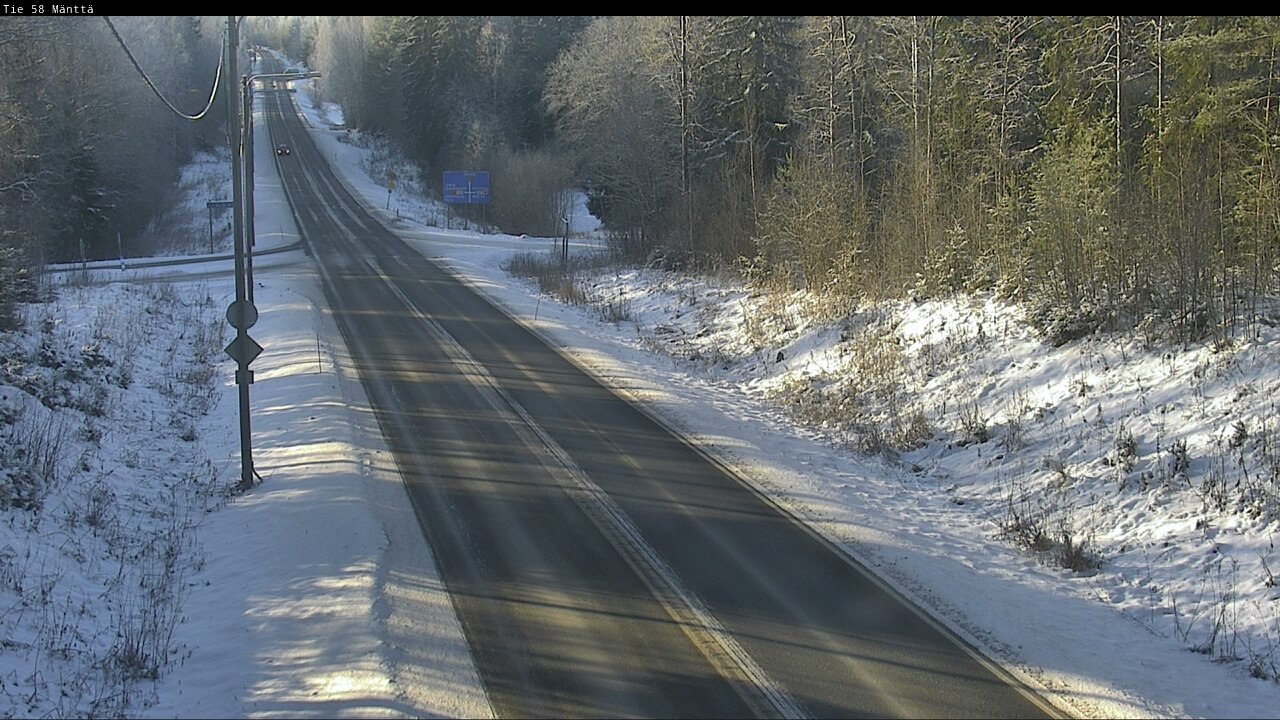 Weather Camera Image Road 58 Mänttä, Mänttä-Vilppula, Pirkanmaa