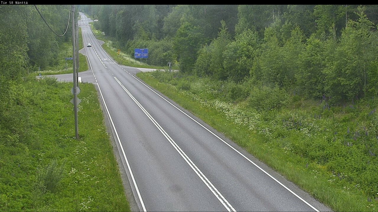 Kelikamerat Kuva Tie 58 Mänttä, Mänttä-Vilppula, Pirkanmaa