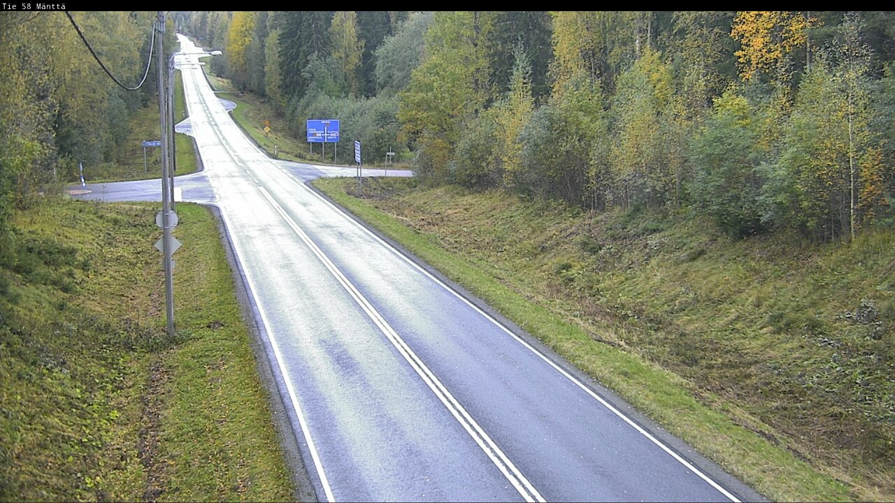 Weather Camera Image Road 58 Mänttä, Mänttä-Vilppula, Pirkanmaa