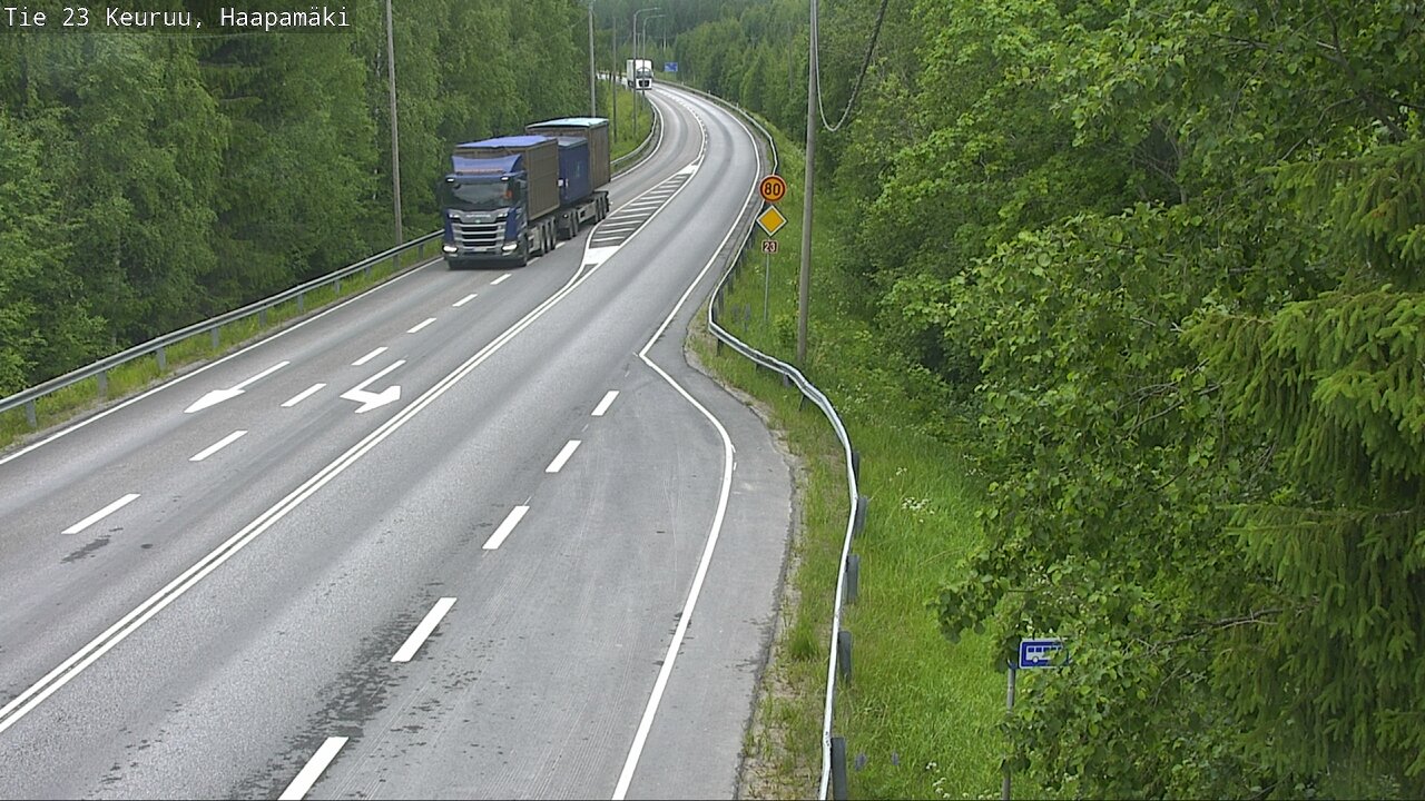 Kelikamerat Kuva Tie 23 Haapamäki, Keuruu, Keski-Suomi