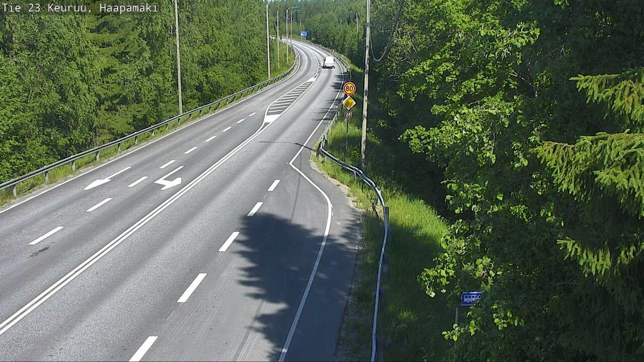 Weather Camera Image Road 23 Haapamäki, Keuruu, Keski-Suomi