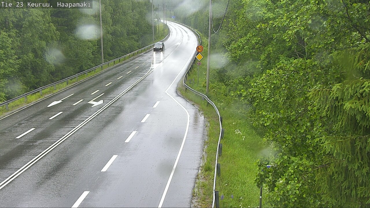 Weather Camera Image Väg 23 Haapamäki, Keuruu, Keski-Suomi