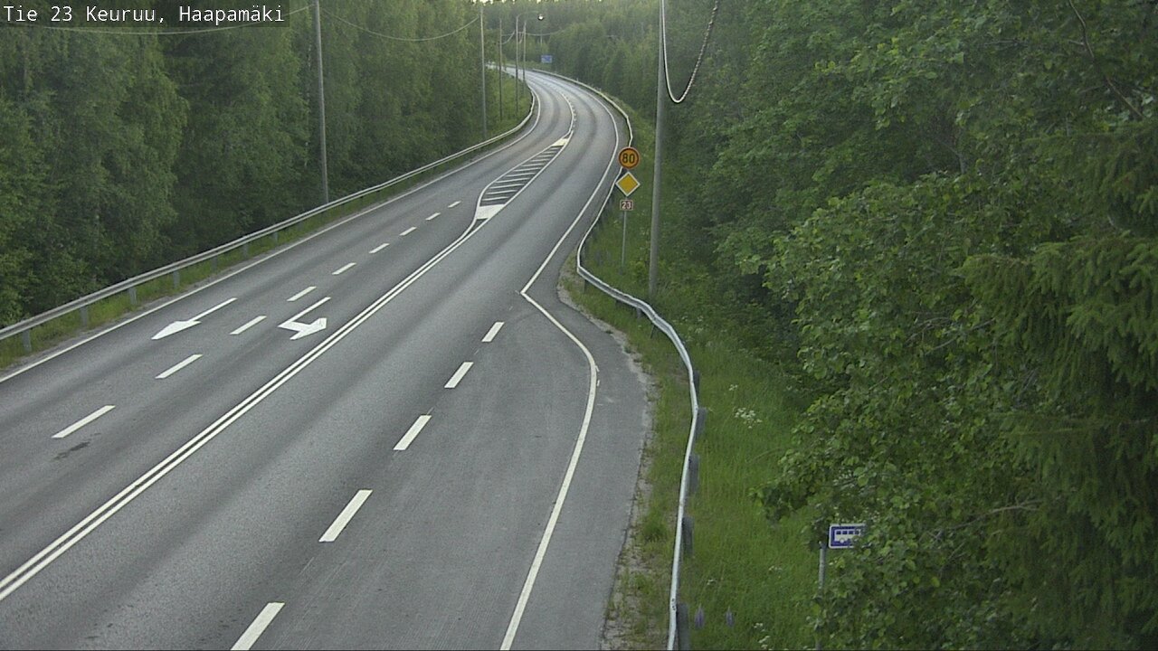 Weather Camera Image Road 23 Haapamäki, Keuruu, Keski-Suomi