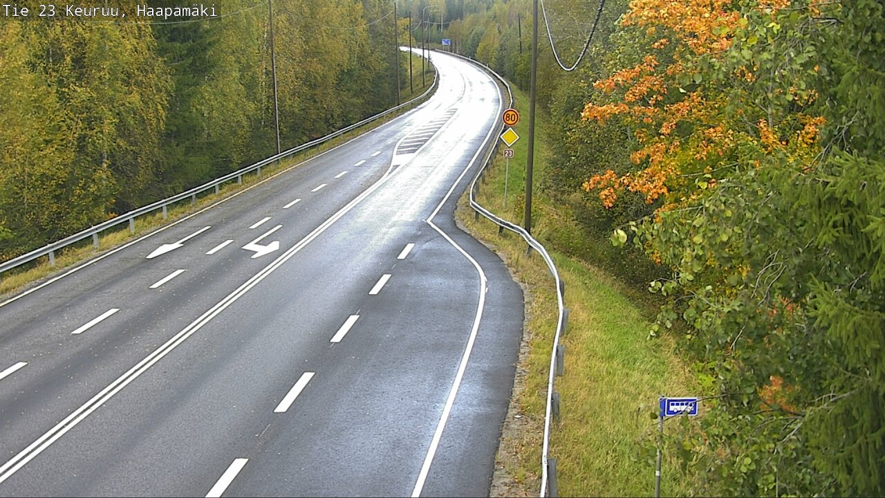 Weather Camera Image Road 23 Haapamäki, Keuruu, Keski-Suomi