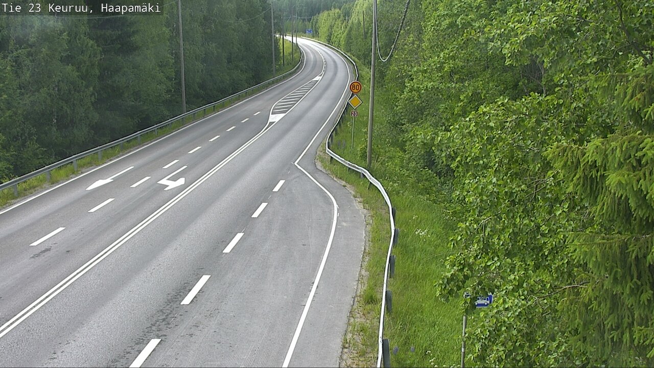 Kelikamerat Kuva Tie 23 Haapamäki, Keuruu, Keski-Suomi