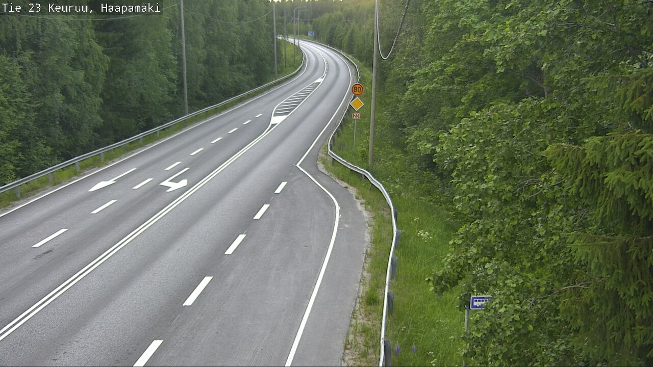 Weather Camera Image Road 23 Haapamäki, Keuruu, Keski-Suomi