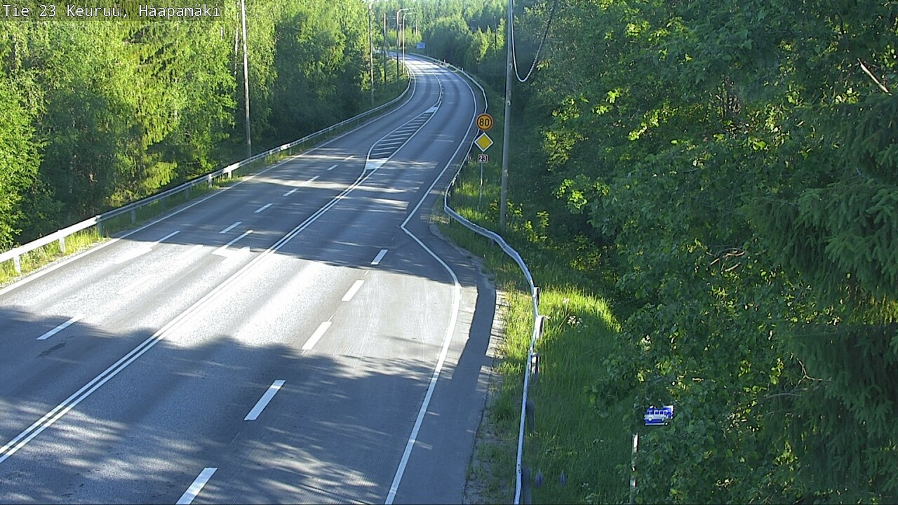 Weather Camera Image Road 23 Haapamäki, Keuruu, Keski-Suomi