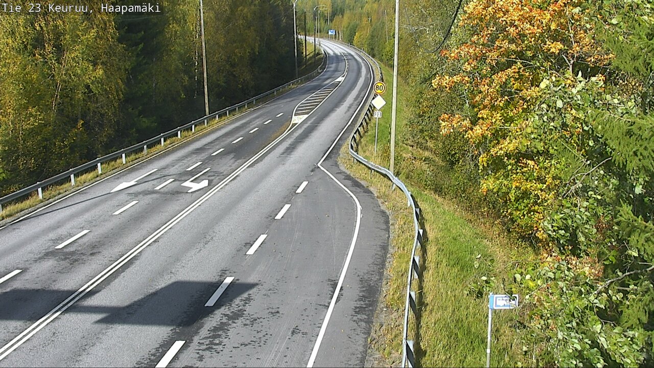Weather Camera Image Road 23 Haapamäki, Keuruu, Keski-Suomi