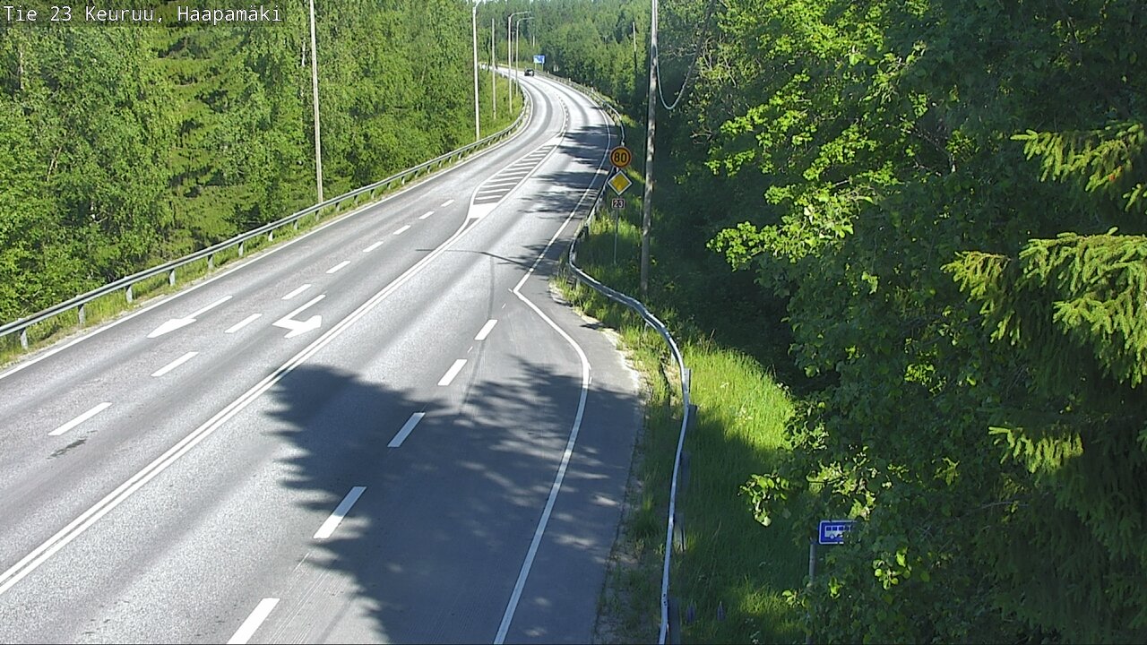 Weather Camera Image Road 23 Haapamäki, Keuruu, Keski-Suomi