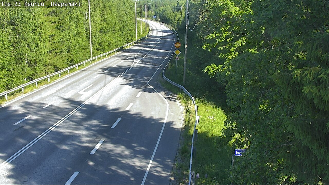 Weather Camera Image Road 23 Haapamäki, Keuruu, Keski-Suomi