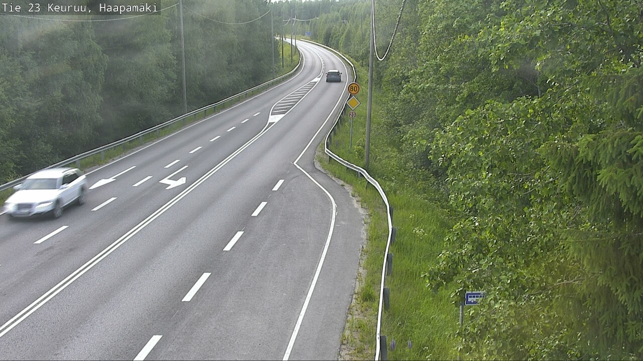 Weather Camera Image Road 23 Haapamäki, Keuruu, Keski-Suomi