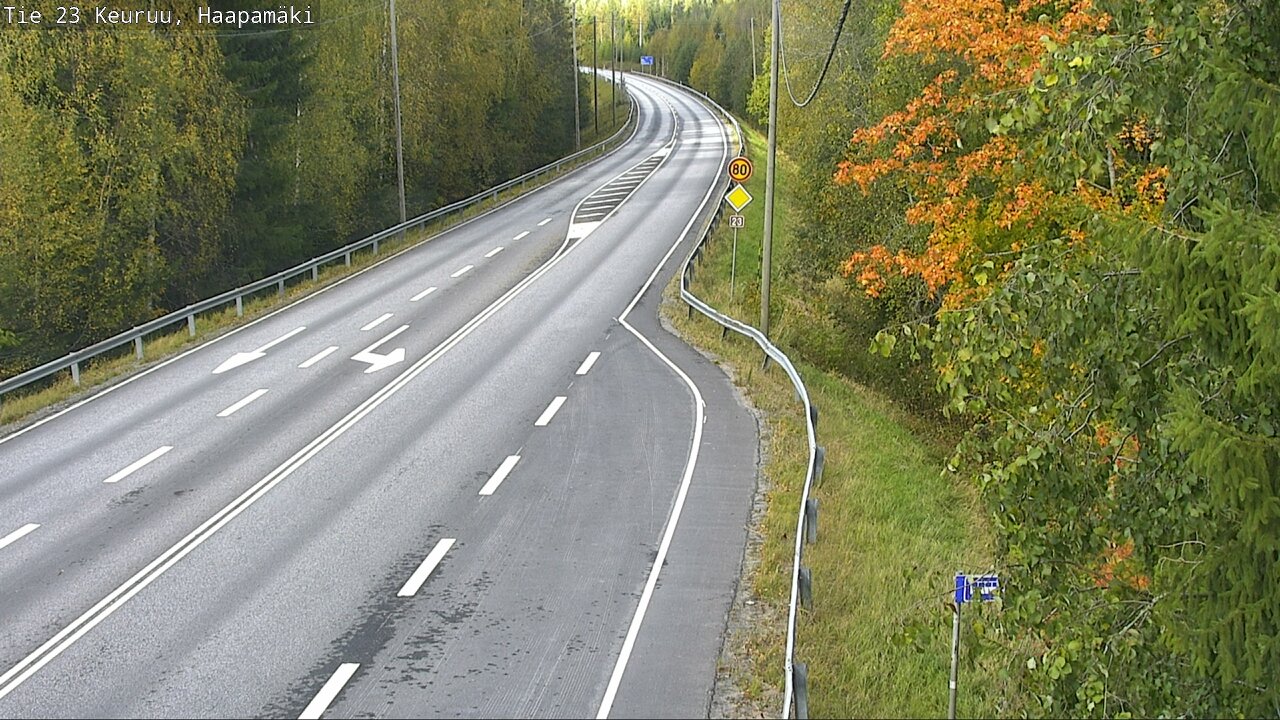Weather Camera Image Road 23 Haapamäki, Keuruu, Keski-Suomi