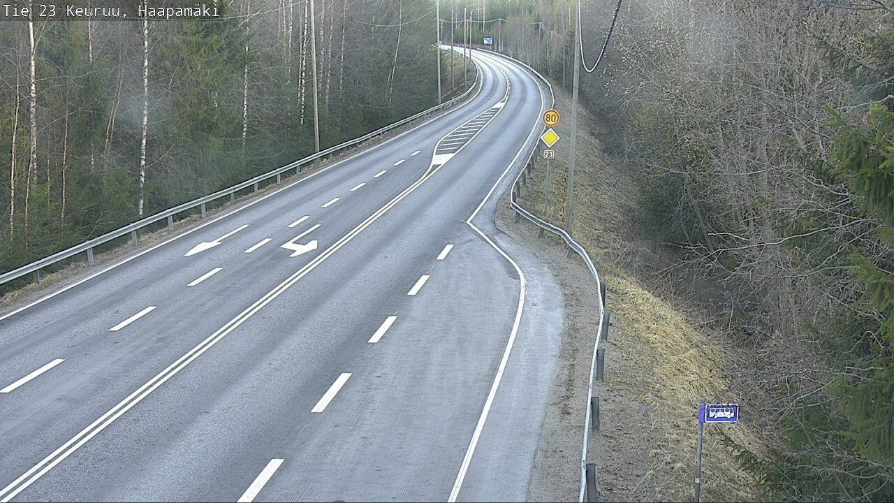 Weather Camera Image Road 23 Haapamäki, Keuruu, Keski-Suomi