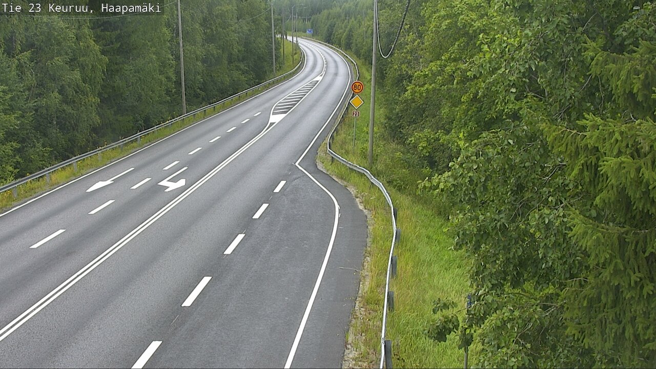 Kelikamerat Kuva Tie 23 Haapamäki, Keuruu, Keski-Suomi