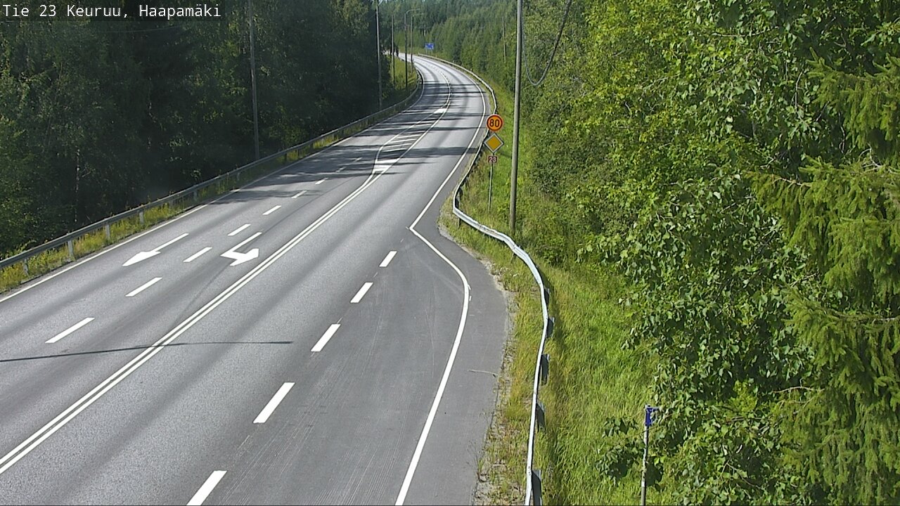 Kelikamerat Kuva Tie 23 Haapamäki, Keuruu, Keski-Suomi