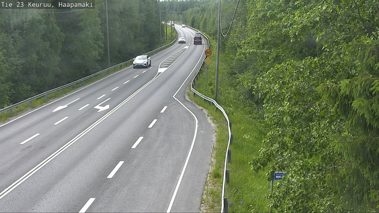Weather Camera Image Road 23 Haapamäki, Keuruu, Keski-Suomi
