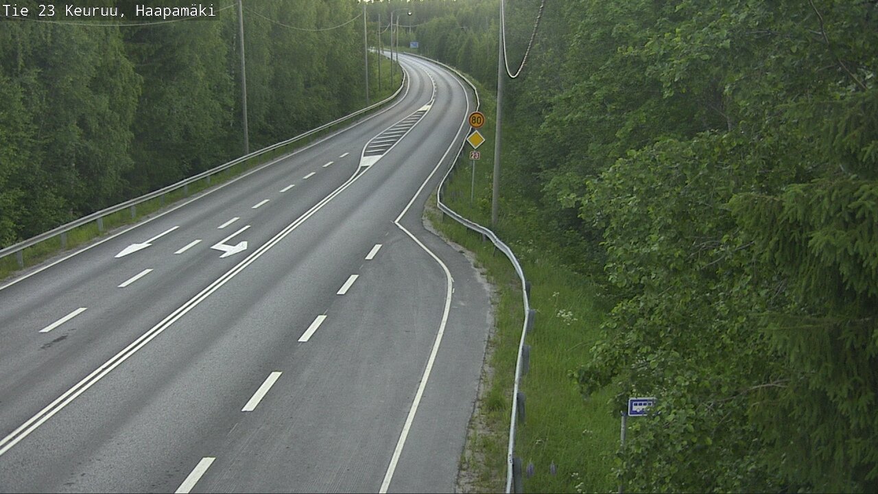 Weather Camera Image Road 23 Haapamäki, Keuruu, Keski-Suomi