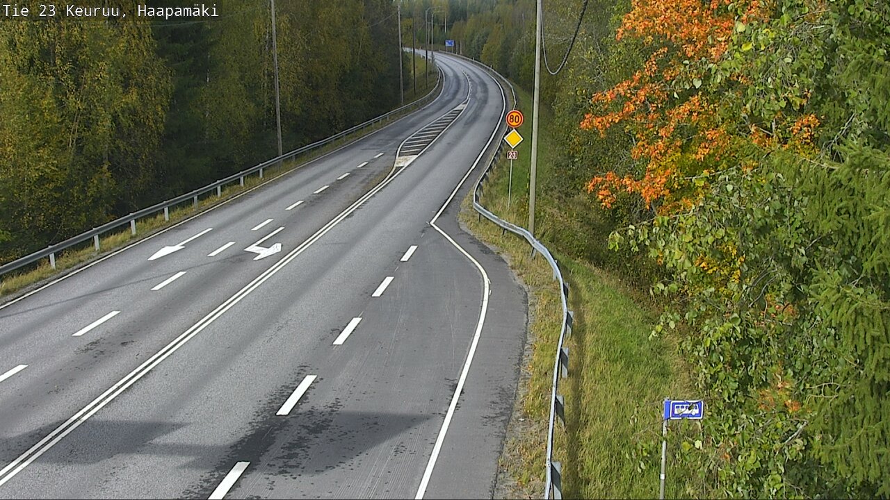 Weather Camera Image Road 23 Haapamäki, Keuruu, Keski-Suomi