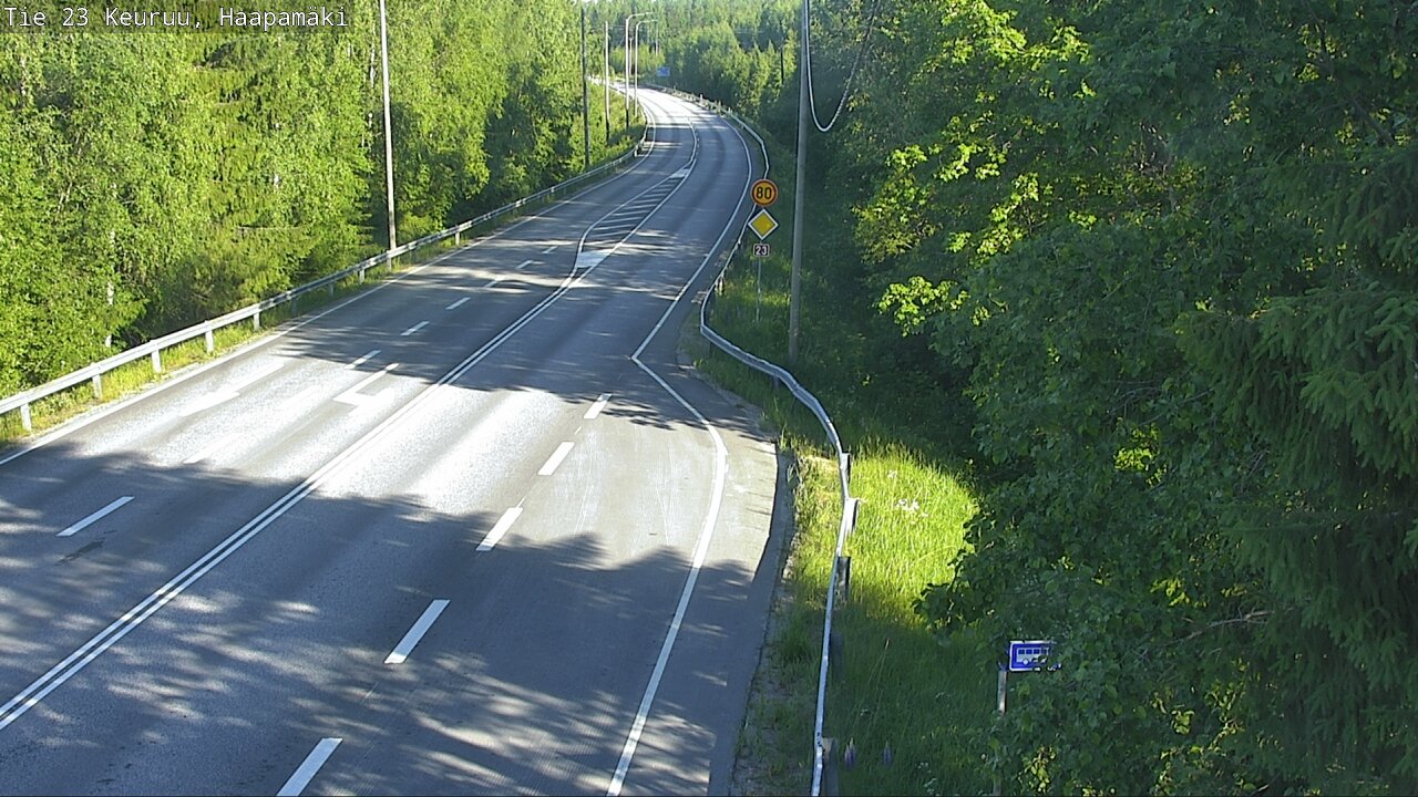 Weather Camera Image Road 23 Haapamäki, Keuruu, Keski-Suomi