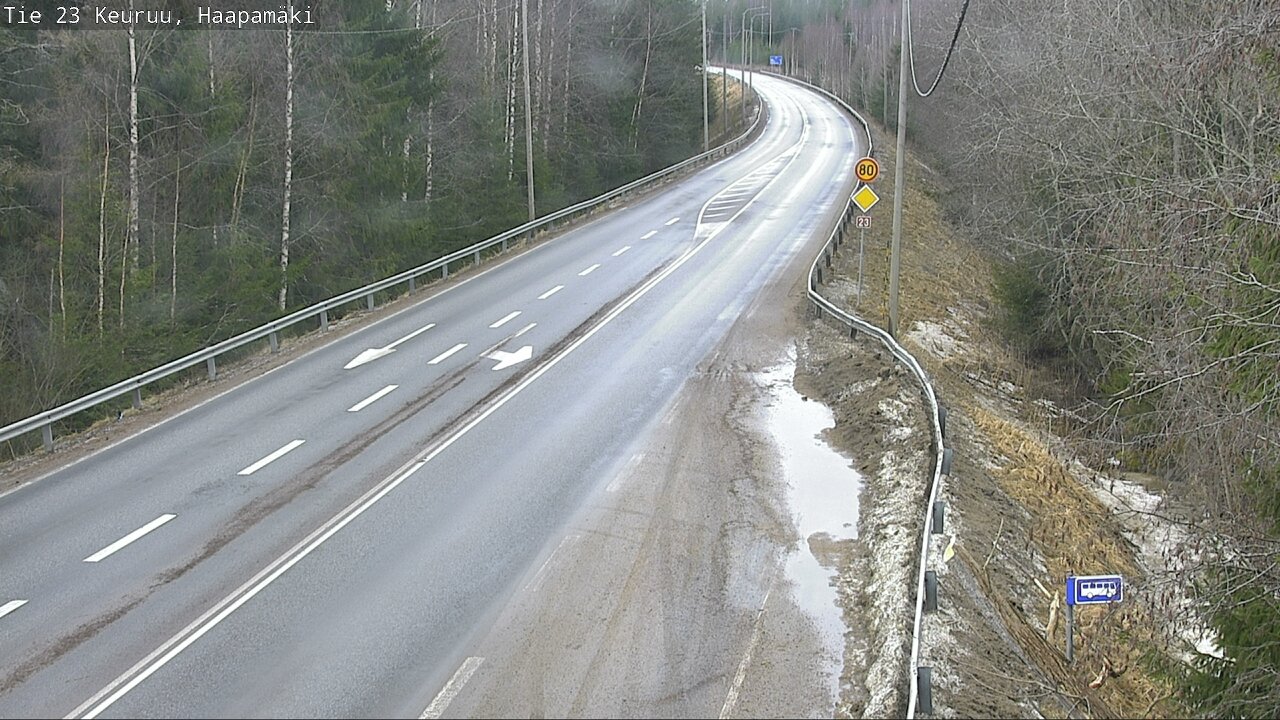 Weather Camera Image Road 23 Haapamäki, Keuruu, Keski-Suomi