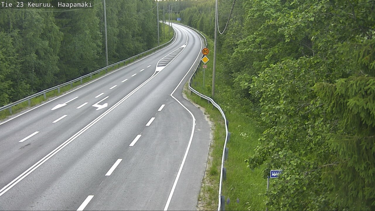 Weather Camera Image Road 23 Haapamäki, Keuruu, Keski-Suomi