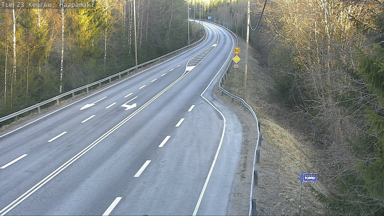 Weather Camera Image Road 23 Haapamäki, Keuruu, Keski-Suomi
