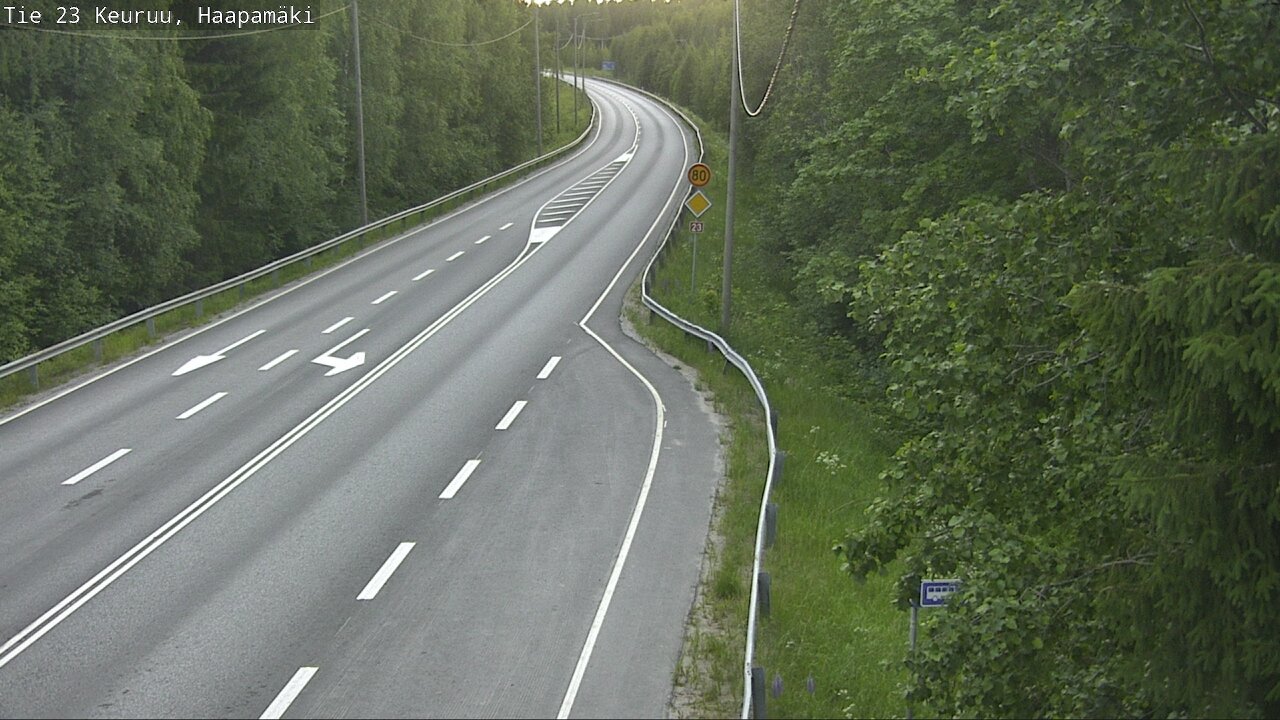Weather Camera Image Road 23 Haapamäki, Keuruu, Keski-Suomi